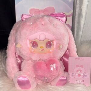 Yooki Pink Plush Bunny Toy NEW CONFIRMED